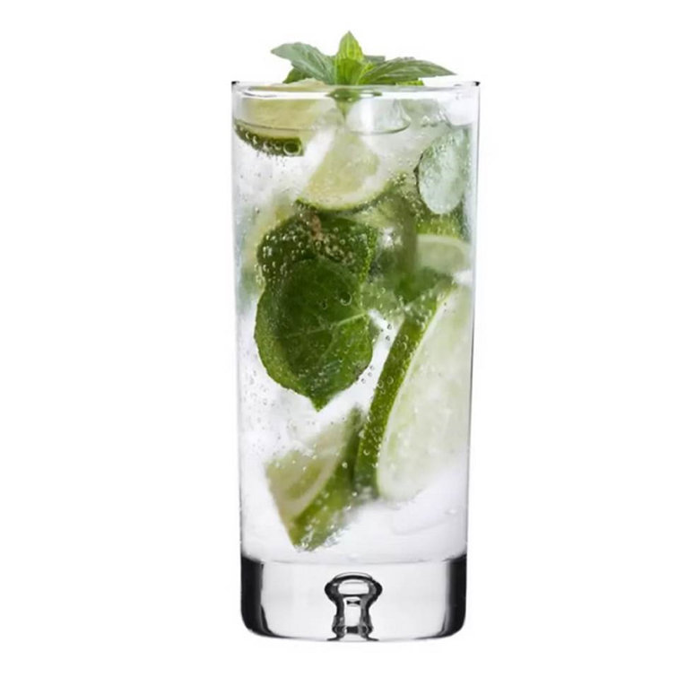 Orren Ellis Highball Tumbler Glass Set Of 4 HB Tumblers Hiball